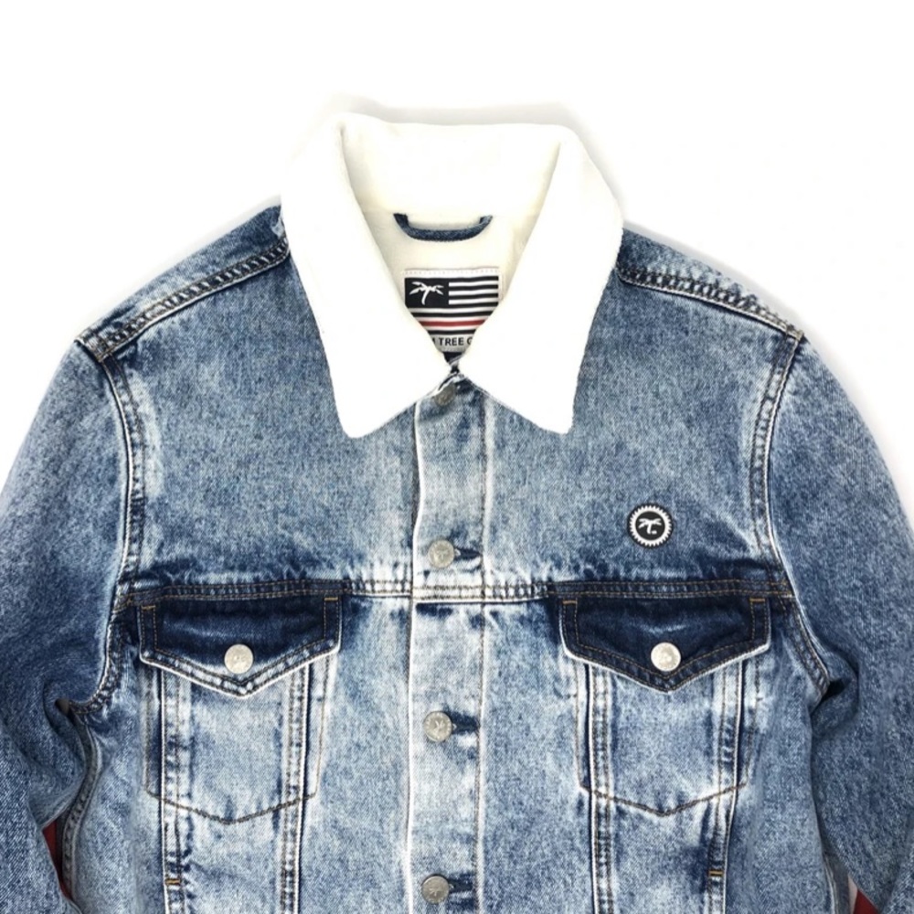 TRAPICAL CUSTOM DENIM JEAN JACKET Unisex